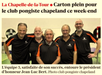 Le CPC dans Le Dauphiné Libéré