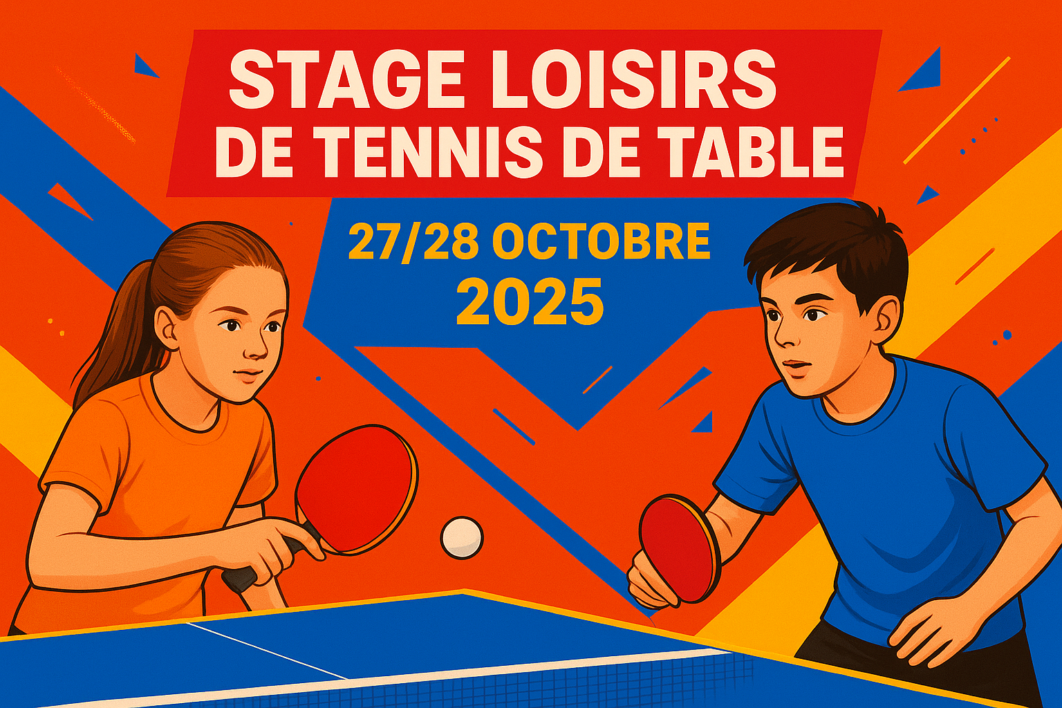  STAGE LOISIR DE TENNIS DE TABLE